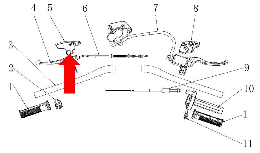 Clutch Lever Dust Cover - RXF & RFN Dirt Bikes