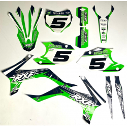 RXF Freeride Complete Sticker Set - Green