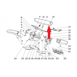 Seat (Blue) - RFN 70cc / 110cc Thunder Dirt Bike
