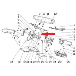 Seat mounting screw - RFN 70cc / 110cc Thunder Dirt Bike