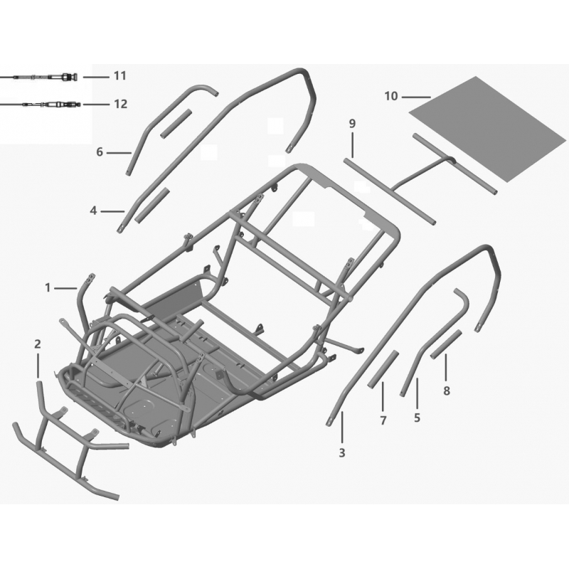 Main Overhead Bar - Hammerhead Mudhead SE