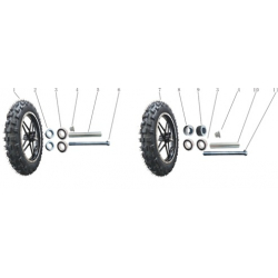 Rear Wheel Spacer - Storm 800w Dirt Bike