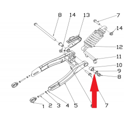 Spacer - RFN 70cc / 110cc Thunder Dirt Bike
