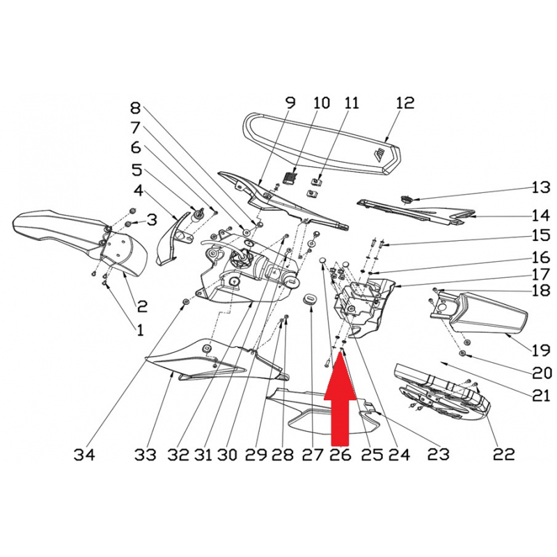 Spacer - RFN 70cc / 110cc Thunder Dirt Bike