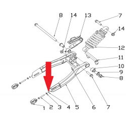 Spacer - RFN 70cc / 110cc Thunder Dirt Bike