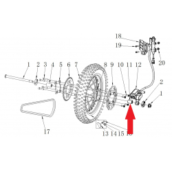 Spacer- RFN 125cc / 140cc Thunder Dirt Bike