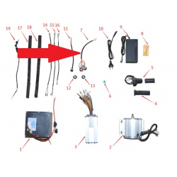 Speed Control Switch - 1200w & 2000w Electric Dirt Bike