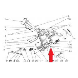 Split Pin (2 x 20mm) - RFN Thunder Pro 110cc Dirt Bike