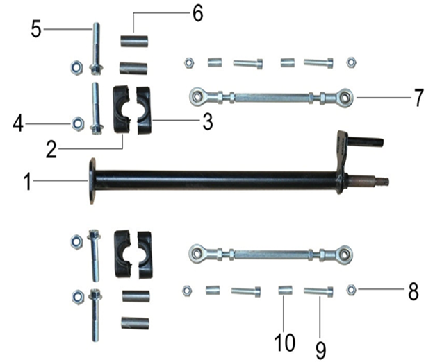 Renegade 49cc Steering Assembly