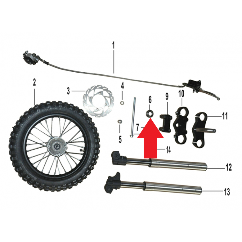 Steering Bearing Kits - 1200W Electric Dirt Bike