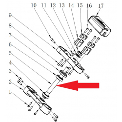 Steering column- RFN 125cc / 140cc Thunder Dirt Bike