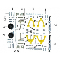 Steering Knuckle Bolt (M10 x 70mm) - Renegade 1200w Quad