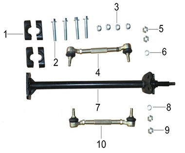 Track Rod Assembly - Renegade 1200w Quad