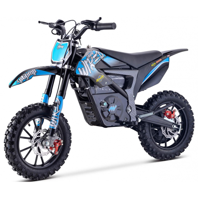 Stomp Wired 500w Neon Blue Electric Pit Bike Storm Buggies