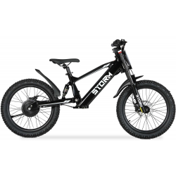 Storm 20" 500w Kids Electric Motorbike - Black