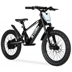 Storm 20" 500w Kids Electric Motorbike - Black