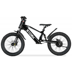 Storm 20" 500w Kids Electric Motorbike - Black