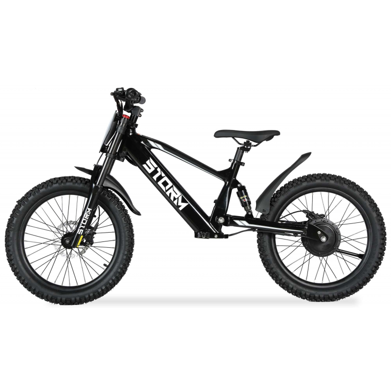 Storm 20" 500w Kids Electric Motorbike - Black
