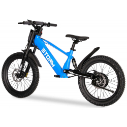 Storm 20" 500w Kids Electric Motorbike - Blue