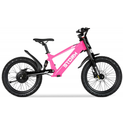 Storm 20" 500w Kids Electric Motorbike - Pink