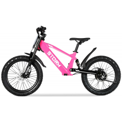 Storm 20" 500w Kids Electric Motorbike - Pink