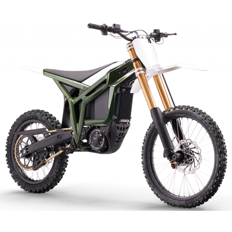 Talaria Komodo 32kw 97v Electric MX Off Road Dirt Bike - Chrome Green