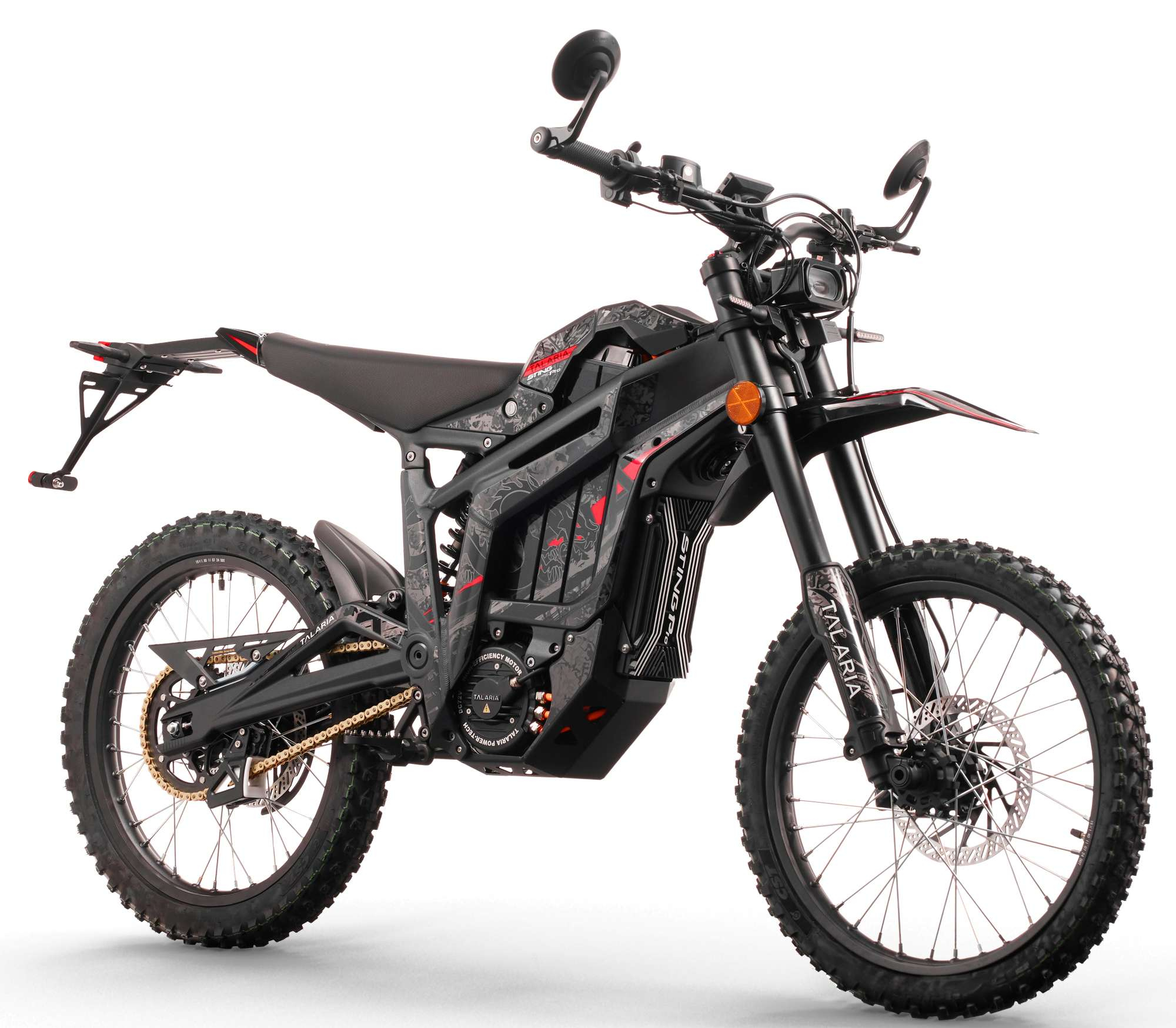 Talaria Sting Pro L1E 13kw Electric MX Road Legal Dirt Bike - Black / Red