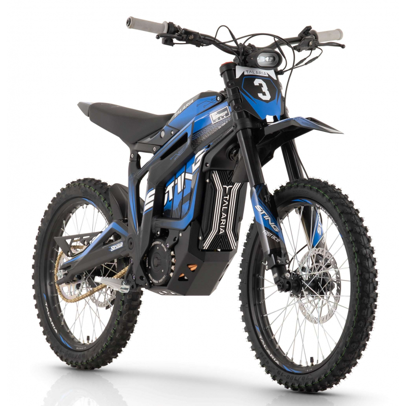 Talaria Sting R 8kw Electric MX Off Road Dirt Bike - Black / Blue