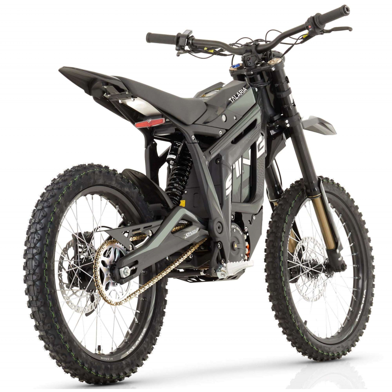 Talaria Sting R 8kw Electric MX Off Road Dirt Bike - Black / Green