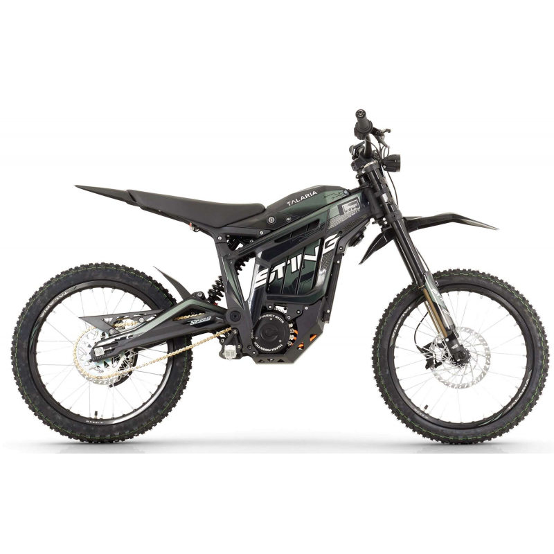 Talaria Sting R 8kw Electric MX Off Road Dirt Bike - Black / Green