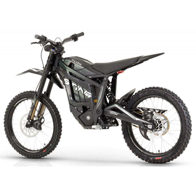 Talaria Sting R 8kw Electric MX Off Road Dirt Bike - Black / Green