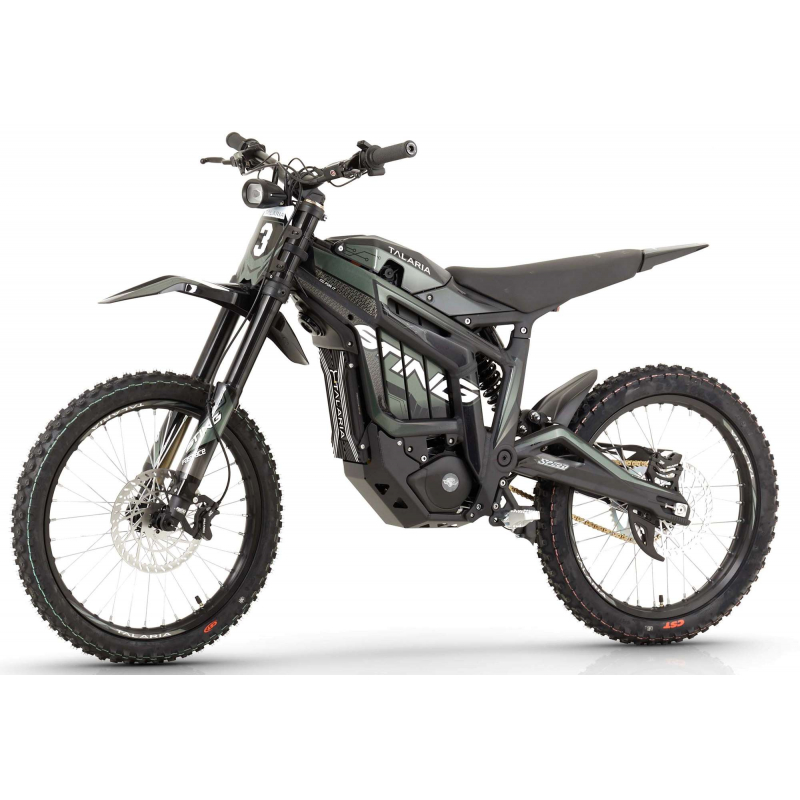 Talaria Sting R 8kw Electric MX Off Road Dirt Bike - Black / Green