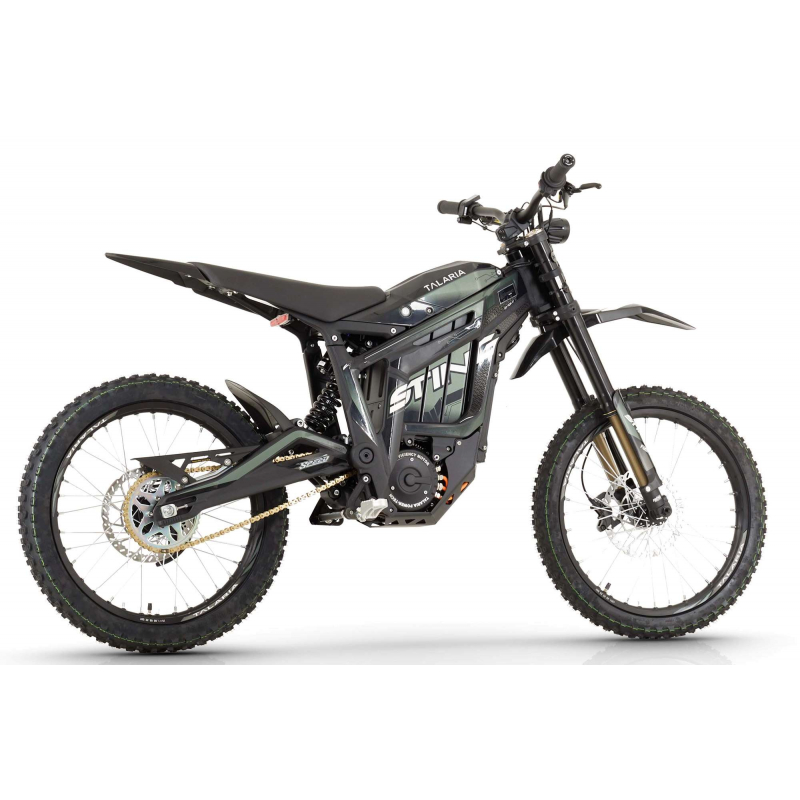 Talaria Sting R 8kw Electric MX Off Road Dirt Bike - Black / Green