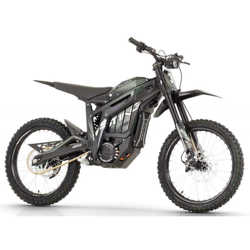 Talaria Sting R 8kw Electric MX Off Road Dirt Bike - Black / Green