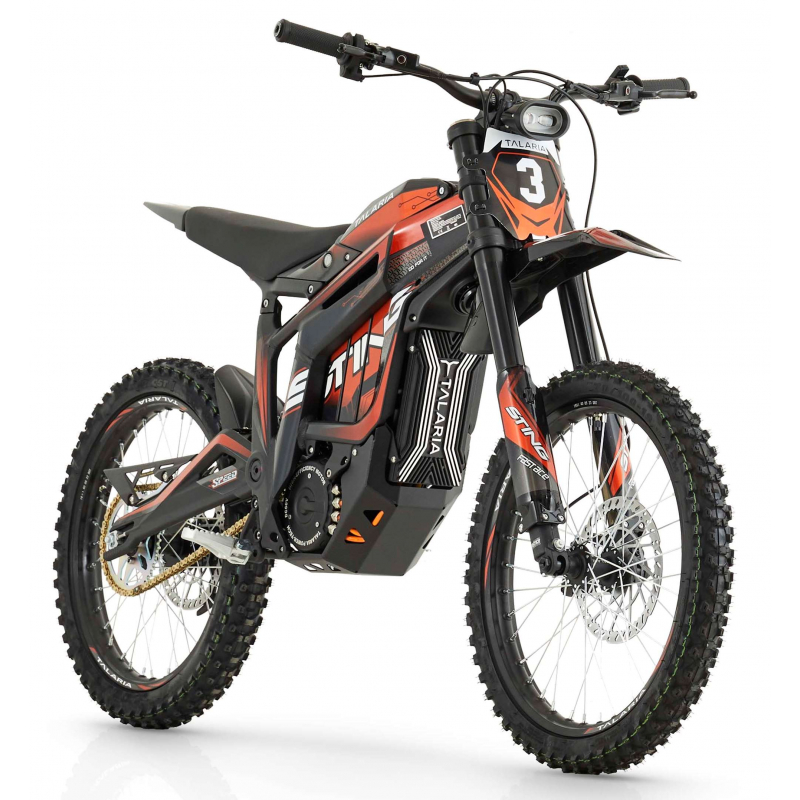 Talaria Sting R 8kw Electric MX Off Road Dirt Bike - Black / Orange