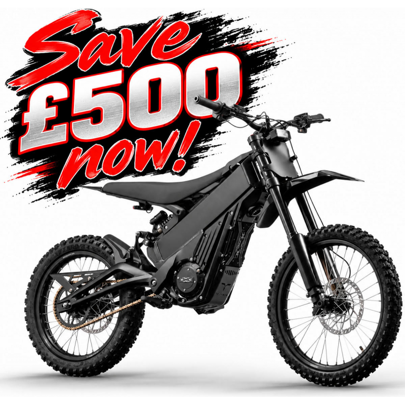 Talaria X3 Pro MX 5kw Off Road Electric Dirt Bike - Black - Showroom Demo