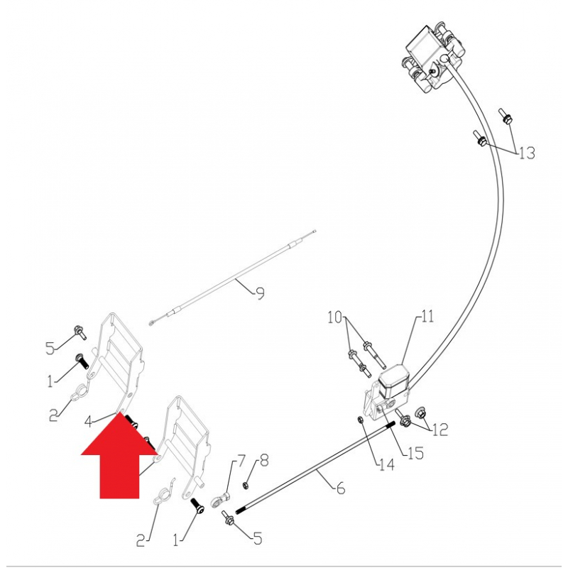 Throttle Pedal Assembly - Mud Monster