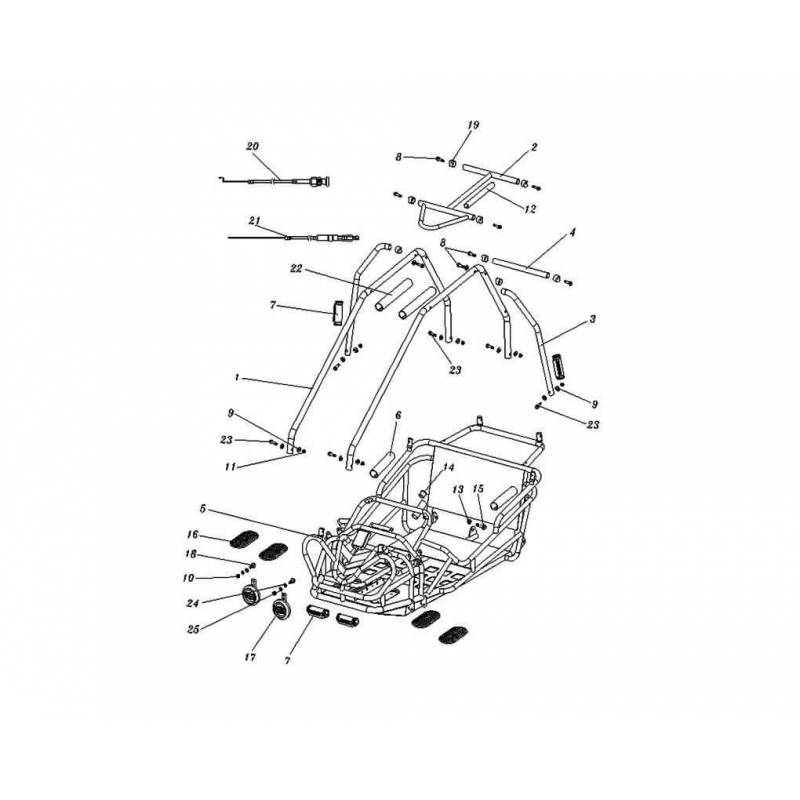 Torpedo - Throttle Cable Comp 