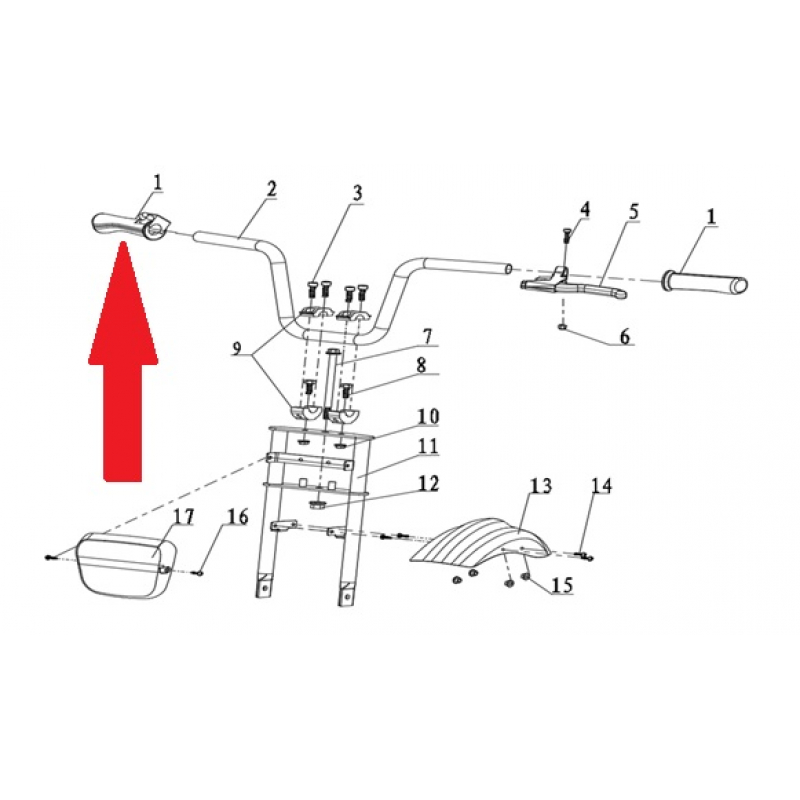 Twist Grip Throttle Assembly - 250w Monkey Bike