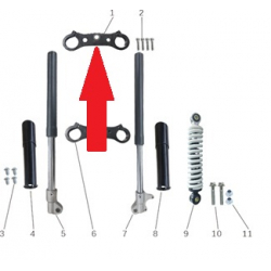 Upper Linking Plate - Storm 800w Dirt Bike