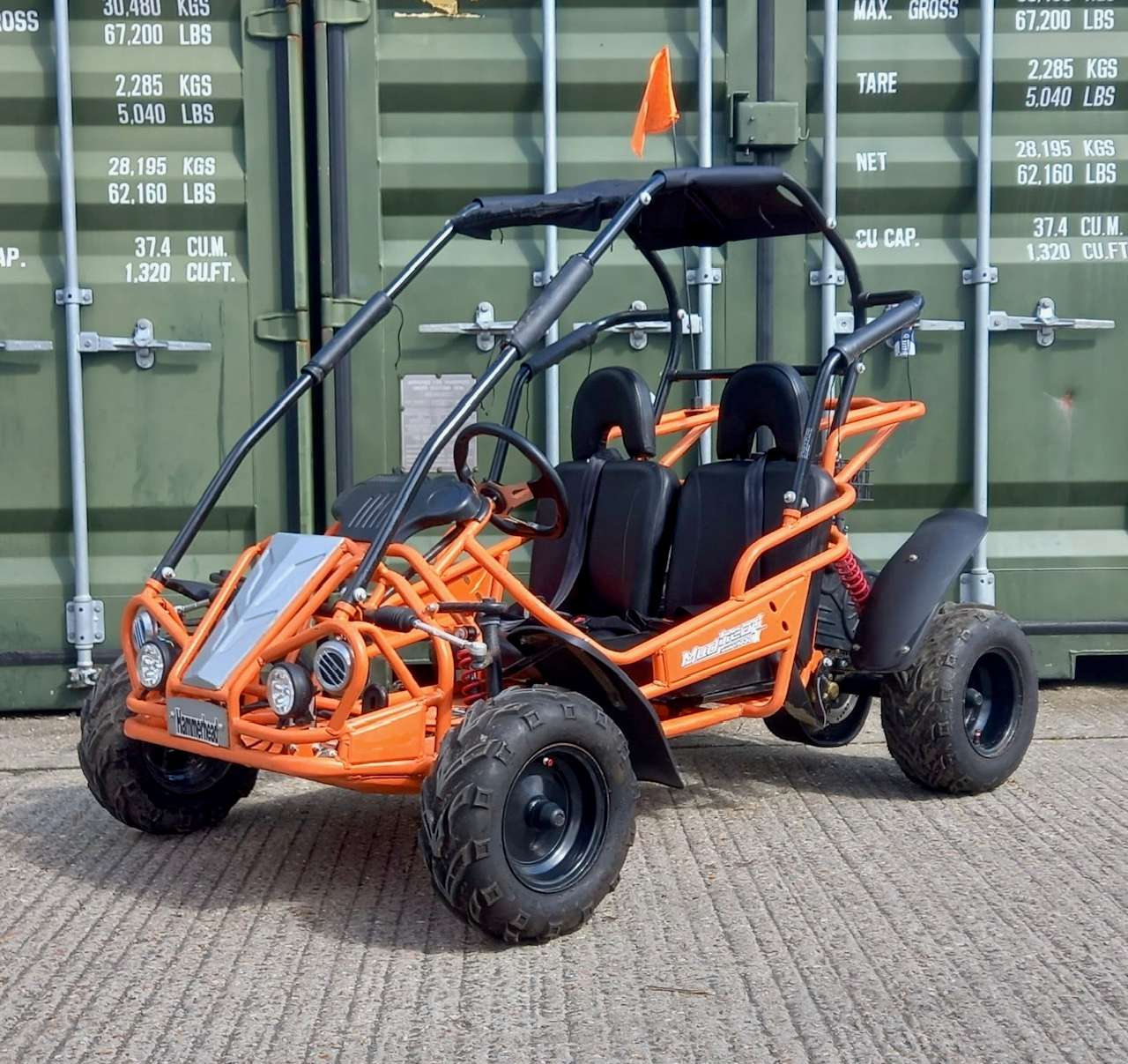 Used Hammerhead Mudhead&trade; 208 Kids Off Road Buggy - Orange