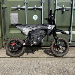 Used Kids 800w 36v Electric Dirt Bike 10/10 - Grey - Fully Built