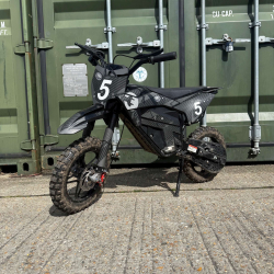 Used Kids 800w 36v Electric Dirt Bike 10/10 - Grey - Fully Built