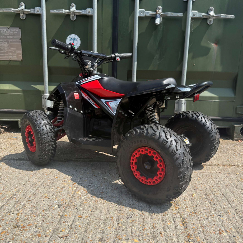 Used Renegade Ranger 1100w 48v Electric Kids Quad Bike - Red