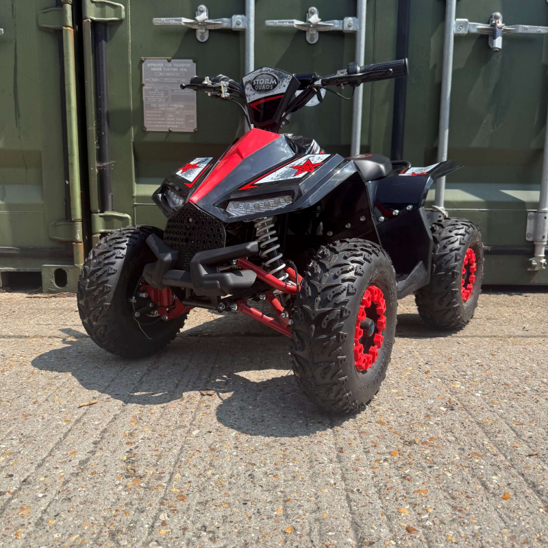 Used Renegade Ranger 1100w 48v Electric Kids Quad Bike - Red