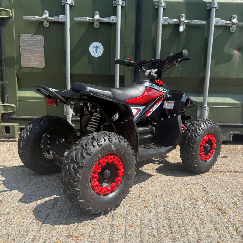 Used Renegade Ranger 1100w 48v Electric Kids Quad Bike - Red