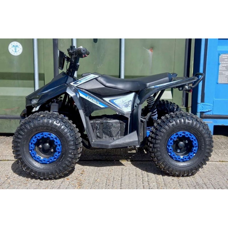 Used Renegade Ranger 1200w 48v 20Ah Electric Kids Quad Bike - Blue - Fully Built