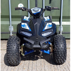 Used Renegade Ranger 1200w 48v 20Ah Electric Kids Quad Bike - Blue - Fully Built
