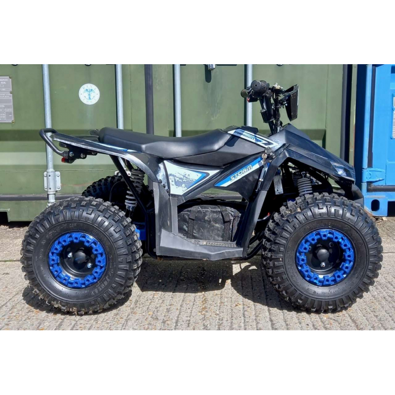 Used Renegade Ranger 1200w 48v 20Ah Electric Kids Quad Bike - Blue - Fully Built