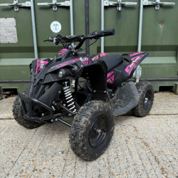 Used RiiRoo 1000w 36v Electric Kids Quad Bike - Pink (Fully Built)